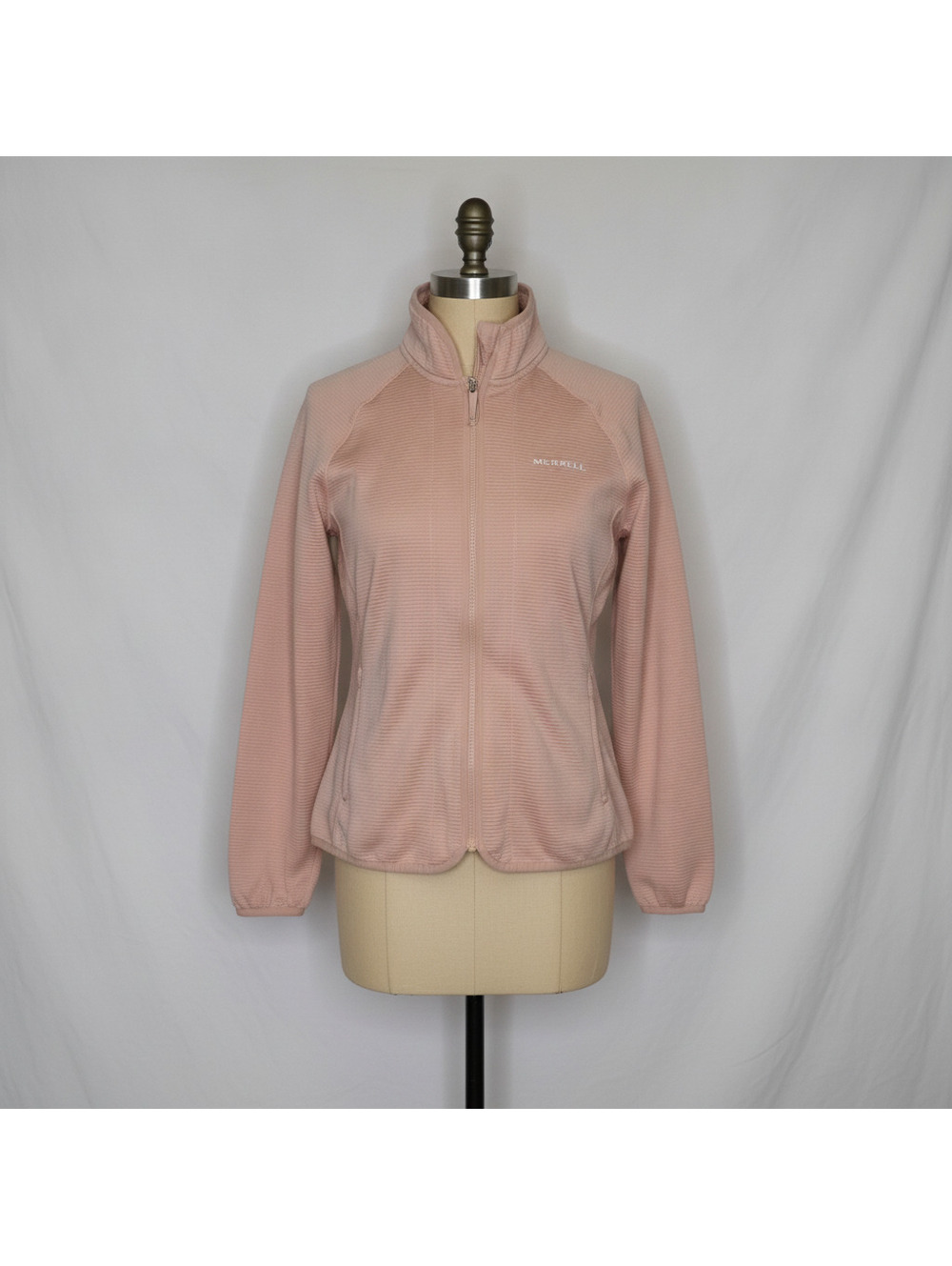 Merrell Jacket Women’s Full Zip Waffle Fleece Pattern Size Medium